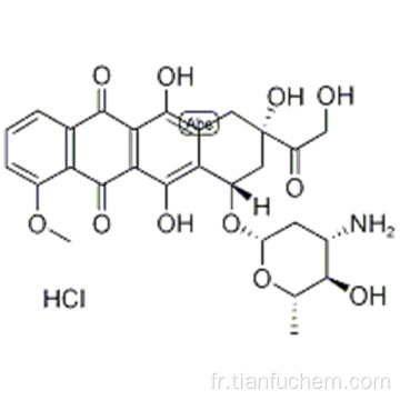 Chlorhydrate d&#39;épirubicine CAS 56390-09-1